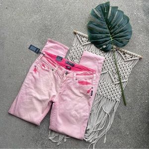 New Silver Skinny Jeans Size 30 - Light Pink Denim